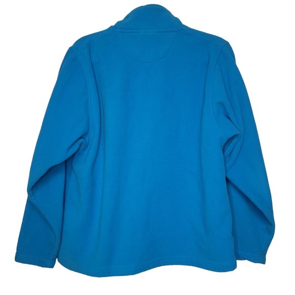 Michigan Turquoise Fleece Jacket Zip-up - Picture 3 of 4